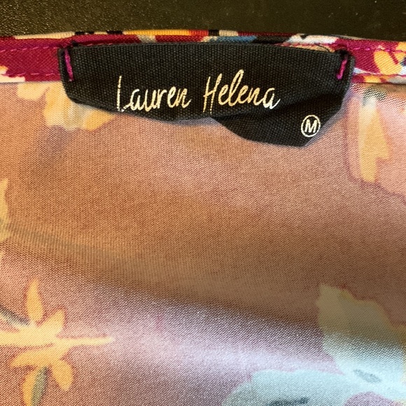 Floral Lauren Helena shirt size Medium - Picture 4 of 4